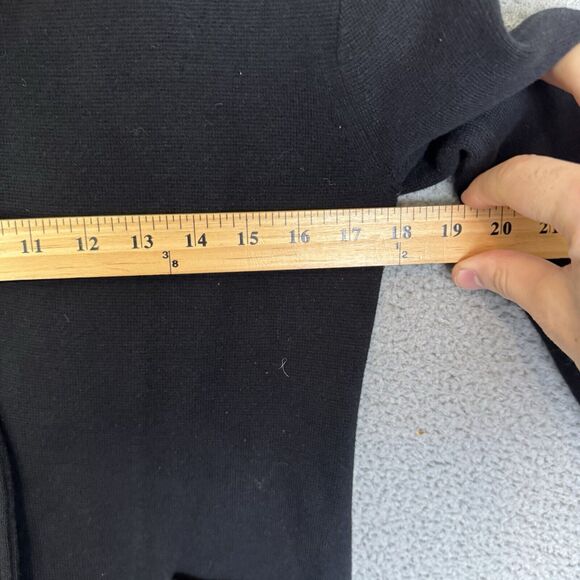 J.Crew Mercantile Sweater Womens XS Black Knit Button Front Blazer - Picture 5 of 8